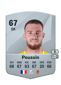 Gaëtan Poussin Common 67 Overall Rating