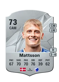 Magnus Mattsson Rare 73 Overall Rating