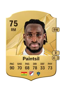 Joseph Paintsil Rare 75 Overall Rating