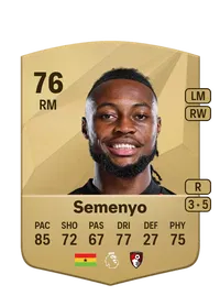 Antoine Semenyo Common 76 Overall Rating