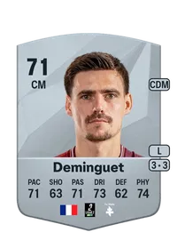 Jessy Deminguet Common 71 Overall Rating