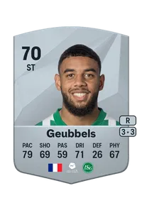 Willem Geubbels Common 70 Overall Rating