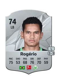 Rogério Rare 74 Overall Rating