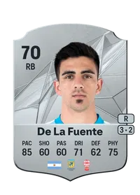 Hernán De La Fuente Rare 70 Overall Rating