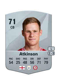 Rob Atkinson Common 71 Overall Rating