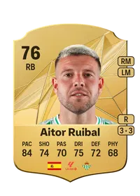 Aitor Ruibal Rare 76 Overall Rating