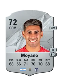 Franco Moyano Rare 72 Overall Rating