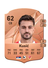 Filip Kusić Rare 62 Overall Rating