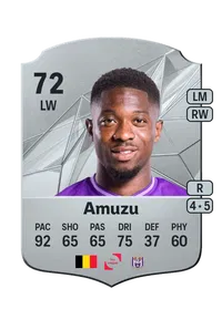 Francis Amuzu Rare 72 Overall Rating