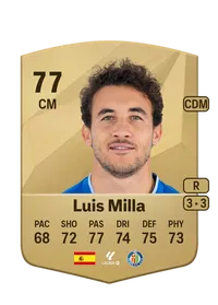 Luis Milla Common 77 Overall Rating