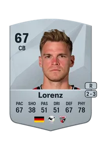 Simon Lorenz Common 67 Overall Rating