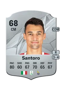 Simone Santoro Rare 68 Overall Rating