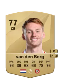 Sepp van den Berg Common 77 Overall Rating