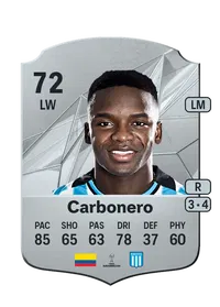 Johan Carbonero Rare 72 Overall Rating