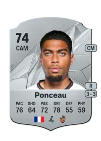 Julien Ponceau Rare 74 Overall Rating