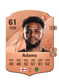 Mo Adams Rare 61 Overall Rating