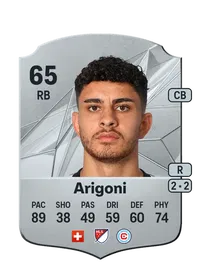 Allan Arigoni Rare 65 Overall Rating