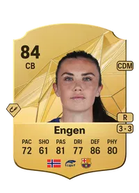 Ingrid Syrstad Engen Rare 84 Overall Rating