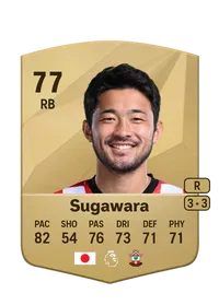 Yukinari Sugawara Common 77 Overall Rating