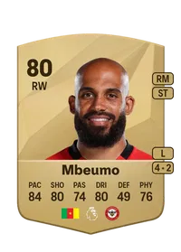 Bryan Mbeumo Common 80 Overall Rating