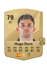 Hugo Duro Common 79 Overall Rating