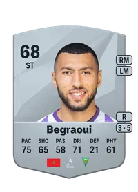 Yanis Begraoui Common 68 Overall Rating