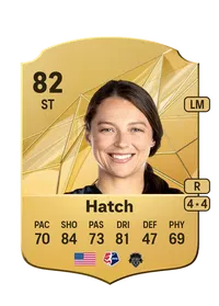 Ashley Hatch Rare 82 Overall Rating