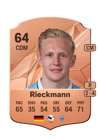 Julian Rieckmann Rare 64 Overall Rating