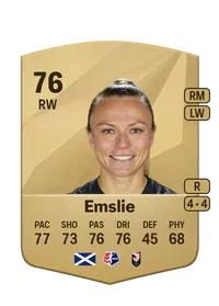 Claire Emslie Common 76 Overall Rating