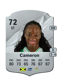 Tiffany Cameron Rare 72 Overall Rating