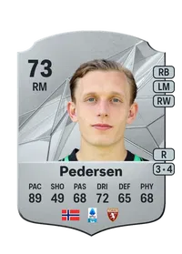 Marcus Holmgren Pedersen Rare 73 Overall Rating