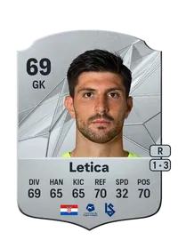 Karlo Letica Rare 69 Overall Rating