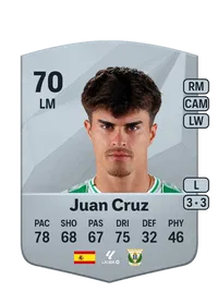 Juan Cruz Common 70 Overall Rating