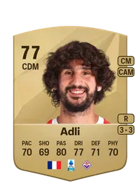 Yacine Adli Common 77 Overall Rating