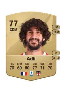 Yacine Adli Common 77 Overall Rating