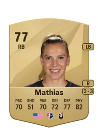 Merritt Mathias Common 77 Overall Rating