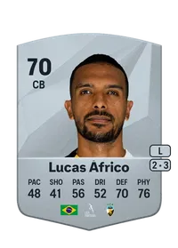 Lucas Áfrico Common 70 Overall Rating