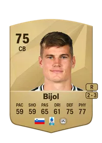 Jaka Bijol Common 75 Overall Rating