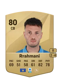 Amir Rrahmani Common 80 Overall Rating