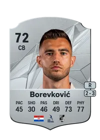 Toni Borevković Rare 72 Overall Rating