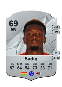 Ibrahim Sadiq Rare 69 Overall Rating