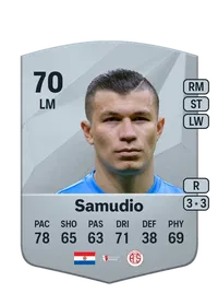 Braian Samudio Common 70 Overall Rating