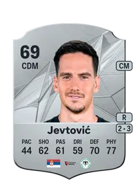 Marko Jevtović Rare 69 Overall Rating