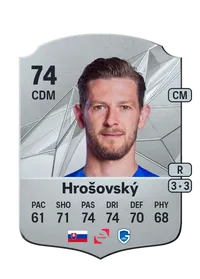 Patrik Hrošovský Rare 74 Overall Rating