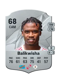 William Balikwisha Rare 68 Overall Rating