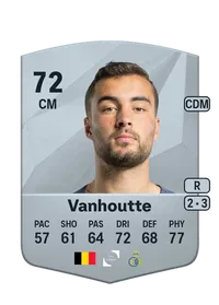 Charles Vanhoutte Common 72 Overall Rating