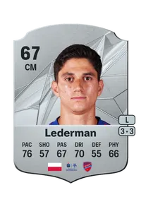 Ben Lederman Rare 67 Overall Rating