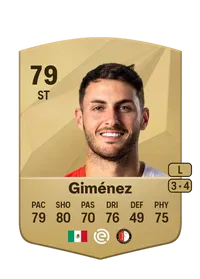 Santiago Giménez Common 79 Overall Rating