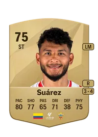 Luis Javier Suárez Common 75 Overall Rating