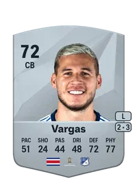 Juan Pablo Vargas Common 72 Overall Rating